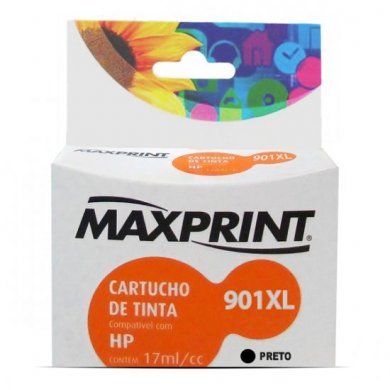 MAXCC654AL Cartucho de Tinta Maxprint 901XL Preto