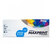Maxprint Toner HP 78A Preto 2100 Páginas Compatível com HP CE278A, Para Impressoras Laserjet P1606, P1566, P1560, M1322