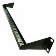 Guia de Cabos para Patch Panel 19 1U Tipo Parafuso - Cor Preto