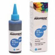 Maxprint Refil de Tinta Ciano 100ml Compatível com Impressora Stylus L200 e L210