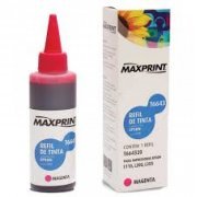 Maxprint Refil de Tinta Magenta 100ml Compatível com Impressora Stylus L200 e L210