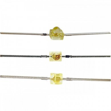 MAY2262S 200x Stanley LED amarelo clear 1.6mm round shape