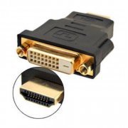 Adaptador DVI Fêmea x HDMI Macho 