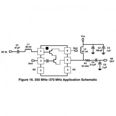 MBC13917EPR2 ci MBC13917 amplificador RF Single Band LN MLPD-6