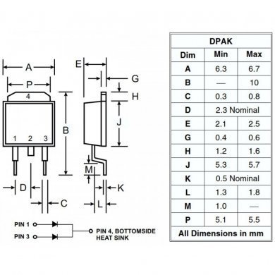 MBRD1040CT Diodo SCHOTTKY Dual BARRIER RECTIFIER 10A (kit 5x)