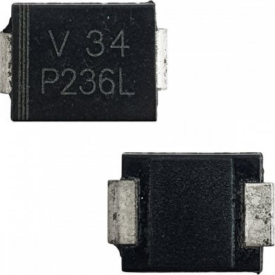 MBRS340 Diodo Schottky 40V 3A SMD DO-214AB (kit com 10x)