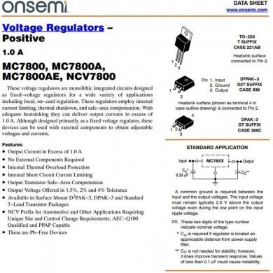 MC7805CT 5x 7805CT regulador de tensão positiva 5V 1A TO-220