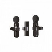 Kit microfone de lapela wireless receptor USB-C Com 2
