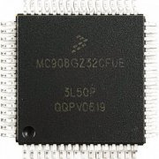 MCU Microcontrolador NXP MC908GZ32 8Bit 32K QFP-64, 24x ADC 10Bits, 53x i/o, ESCI SPI UART, 2x timer
