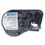 Brady fita genuina white on blue 25.4mm para etiqueta