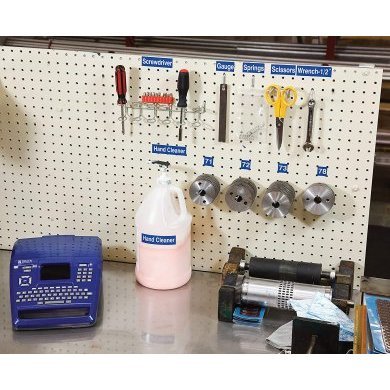 MC-1500-595-BL-WT Brady etiqueta para impressoras BMP51 BMP53