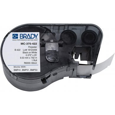 MC-375-422 Brady etiqueta para impressoras BMP51 e BMP53