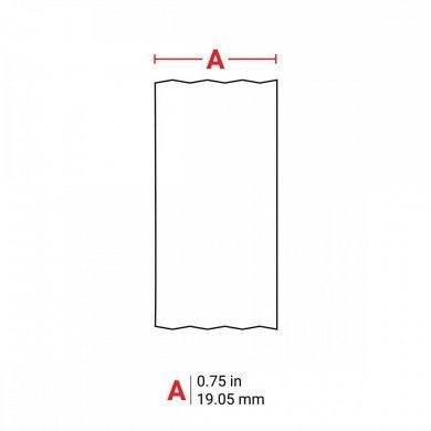 MC-750-595-RD-WT Brady Etiqueta para Impressoras BMP41 BMP51 BMP53