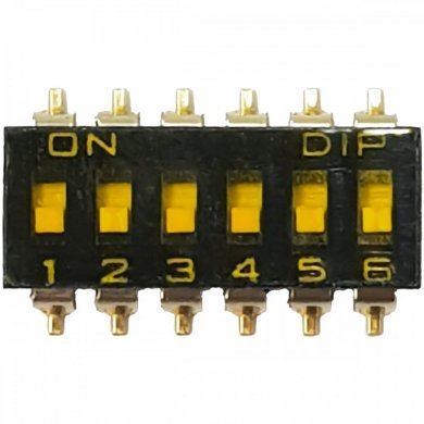 MCDM(R)-06-T Interruptor DIL 6P DMR DIP selado SMD (Kit 2x und)