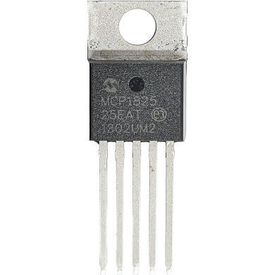 MCP1825-2502EAT 3x Ci MCP1825 Regulador de tensao linear 2.5V 500mA TO220-5