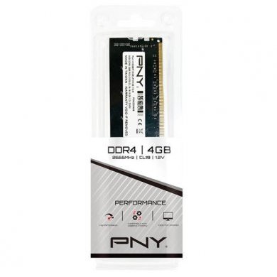 MD4GSD42666BL PNY Memória 4GB DDR4 2666MHz CL19 288 Pinos