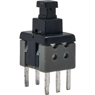 MD6-501-5858 10x Push Button 6 Pinos On-Off sem trava