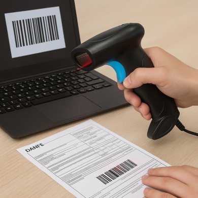 MDK-101 Tomate leitor de codigo de barras 1D laser com fio USB