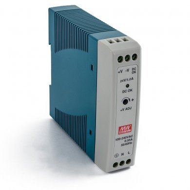 Mean Well fonte de alimentação 24V 1A 24W