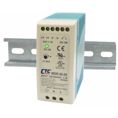 MDR-40-24 Metaltex Fonte de Alimentação 24VDC 1.7A 40W