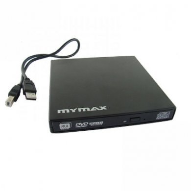 MENC/E01-BK Gravador de DVD e CD Mymax Externo USB