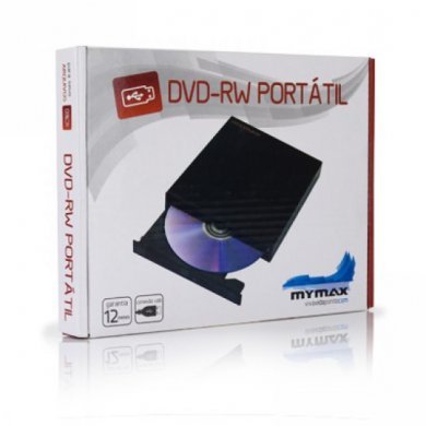 Gravador de DVD e CD Mymax Externo USB
