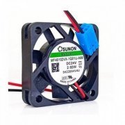 Sunon Cooler Fan 24V 2.02W 40x40x10mm 2 fios conector azul 6 pinos