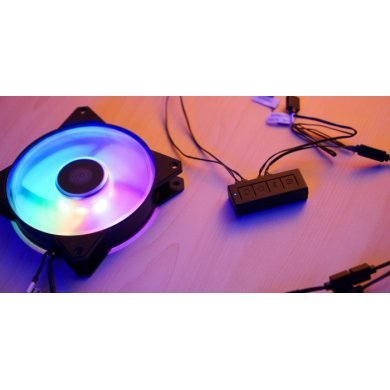 Cooler Master Controlador de Fan Led A-RGB