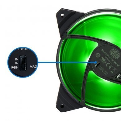MFY-F2DN-11NPC-R1 Cooler Master Masterfan Pro 120 RGB