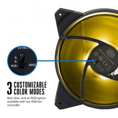 MFY-F4DN-08NPC-R1 Cooler Master Masterfan Pro 140 RGB