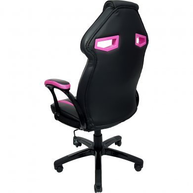 Mymax Cadeira Gamer MX1 Preto e Rosa
