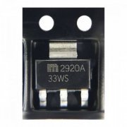 CI 2920A 33WS regulador 3.3V 400mA SOT3 SMD 