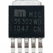 Ci regulador de tensão linear ajustavel MIC 35302WD LDO ajustavel 1.24V a 5.4V 3A TO-252-5