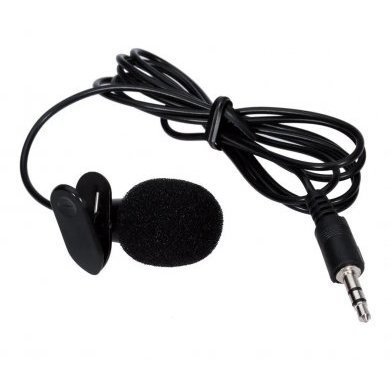 Microfone de Lapela 3.5mm Stereo