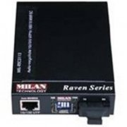 Conversor de Mídia Transition Networks Ravens 10/100BASE-TX para 100BASE-FX SC MMF 2KM, Auto MDI/MDX, Módulo SFP Suportado
