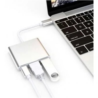 MJ1K2AM/A Adaptador Compátivel Apple USB-C