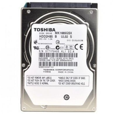 MK1665GSX HD Toshiba 160GB SATA 3GB/S 5400RPM 8MB