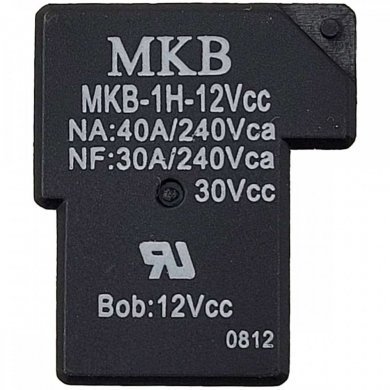 MKB Rele SPDT 12V NA 40A 240Vca / NF 30A 240Vca