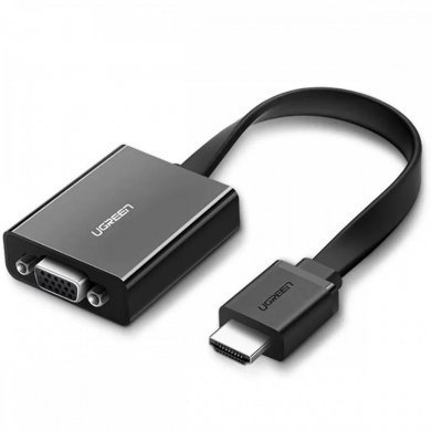 Ugreen adaptador HDMI para VGA e Audio 3.5mm 1080P 60Hz