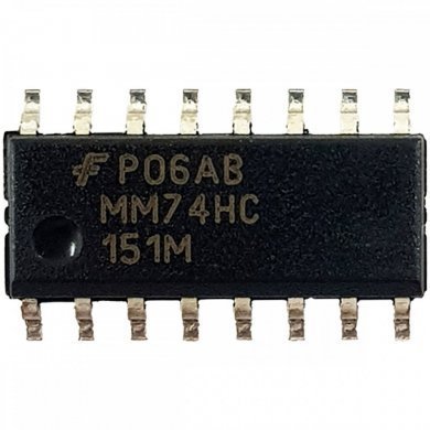MM74HC151M CI MM74HC multiplexador 8CH SOIC16 SMD (Kit 5x)