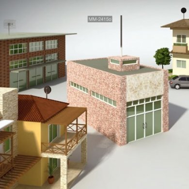 MM-2415O Antena Aquário Omnidirecional 15 DBI