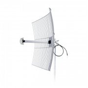 Antena Direcional Aquário MM-2425 F1 Grade - 2.4GHz 25 Frequência: 2.4 GHz - 2.5 GHz, Ganho: 25 dBi, Conector: