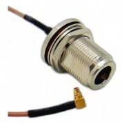 Cabo pigtail MMCX para N Femea 20cm XR2/R5/XR9/R52HN/R5H/CM10-HP Cabo Coaxial RG-316