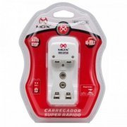 Mox CARREGADOR DE PILHA e Bateria de 9V Para 2 Pilhas AA, AA ...