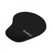 Orico MousePad com Apoio em Borracha Design ergonômico com descanso para pulso em gel, Previne (LER)  Cor: Preto
