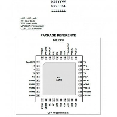 CI MP2886A PWM PWM-VID NVIDIA (Kit com 6 und)