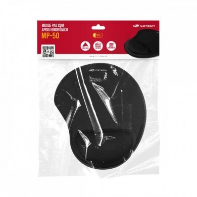 MP-50 C3Tech Mousepad Ergonômico com Apoio em Gel