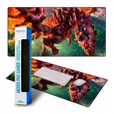 MP-7035C17 Exbom Mousepad Speed Gamer Extra Grande 70x35cm