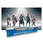 Exbom mousepad speed gamer extra grande 70x35CM Família assassins creed 3mm antiderrapante bordas costuradas