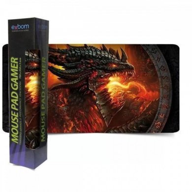 Exbom mousepad speed gamer extra grande 70x35cm